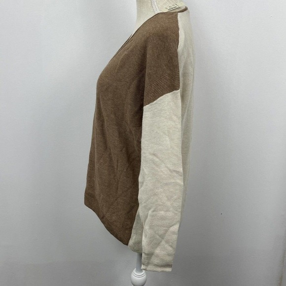 Madewell Kimball Pullover Sweater Knit Merino Wool Alpaca Womens Size S Tan NWT - Picture 4 of 12